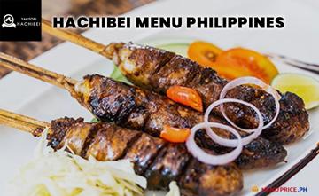 Hachibei Menu Price Philippines